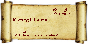 Kuczogi Laura névjegykártya